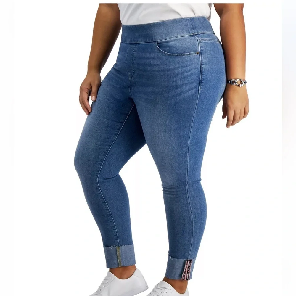 Tommy Hilfiger Gramercy Ankle Pull On Skinny Jeans - Picture 2 of 12